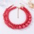 Bohemia fashion trend personality asymmetry beads Double layer necklace brief woman day