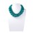 Bohemia fashion trend personality asymmetry beads Double layer necklace brief woman day
