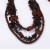 personality Bohemia Nation exotic customs exaggerating multilayer beads geometry lady necklace