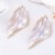 occidental style brief fashion Irregular Alloy enamel Leaf ear stud all-Purpose day woman