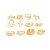 occidental style Irregular Metal opening ring  fashionins hollow surface