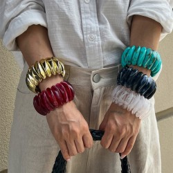 occidental style exaggeratingins wind color resin banglebracelet  fashion Acry..