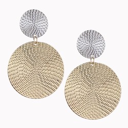 occidental style fashion exaggerating pendant big samll circle earrings woman ..