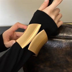 exaggerating Metal surface punk super width bangle  occidental style fashion  ..