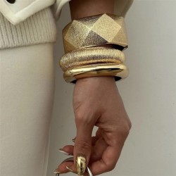 occidental style fashion same style personality Alloy width bangle  color R