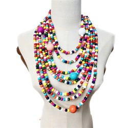 occidental style exaggerating fashion personality atmospheric Round multilayer..