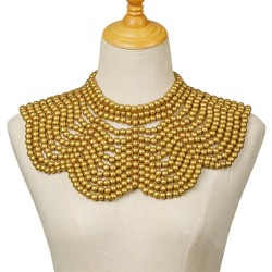 occidental style exaggerating multilayer shawl chain flowers Modeling necklace..
