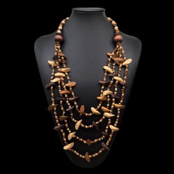 new geometry color beads multilayer sweater chain long necklace woman necklace..