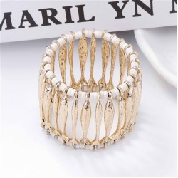 personality leisure wind Alloy long hollow leisure bangle