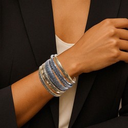 personality trend retro high multilayer Alloy animal woman bangle