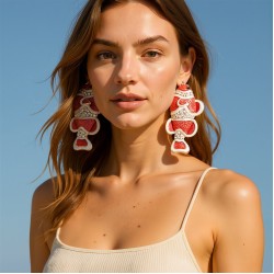 occidental style tropical animal lovely embed zircon ear stud all-Purpose cart..
