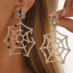 E Halloween spider earrings  fashion temperament diamond day earring Earring