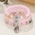 occidental style  Bohemian style cross eyes pendant  multilayer crystal bracelet