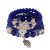 occidental style  Bohemian style cross eyes pendant  multilayer crystal bracelet