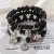 occidental style  Bohemian style multilayer beads elasticity rope bracelet