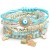 occidental style  Bohemian style multilayer beads elasticity rope bracelet