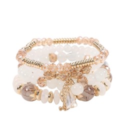 occidental style  Bohemian style pendant  multilayer elasticity rope bracelet