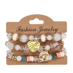 occidental style Bohemian style love Life tree pendant multilayer elasticity r..