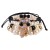 Bohemian style eyes pendant  multilayer elasticity rope bracelet