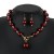 occidental style  brief fashion  Round imitate Pearl necklace earrings set