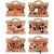 Halloween bracelet  skull beads  day Halloween