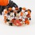Halloween bracelet  Artificial crystal beads  bat shirt pendant bracelet