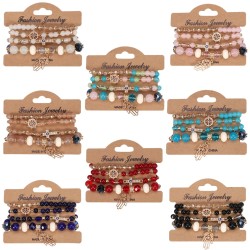 Bohemia multilayer bracelet  eyes cross elements bracelet  bracelet