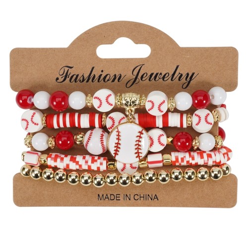 bracelet  day pendant elasticity bracelet set  multilayer
