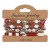 row elements day pendant elasticity  bracelet set