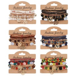 Bohemia woman bracelet  beads romantic bracelet set  bracelet