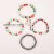 christmas bracelet  beads bracelet  christmas tree deer gift pendant bracelet