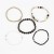Bohemia bracelet  more beads bracelet  imitate Pearl elasticity gold bracelet bracelet
