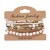 Bohemia bracelet  more beads bracelet  imitate Pearl elasticity gold bracelet bracelet