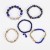 Bohemia crystal pendant bracelet  occidental style elasticity multilayer bracelet