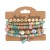 Bohemia crystal pendant bracelet  occidental style elasticity multilayer bracelet