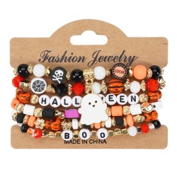 Halloween bracelet OO OWEE occidental style beads elasticity chain