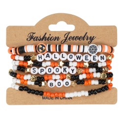 Halloween bracelet OO POOY OWEE beads beads elasticity bracelet
