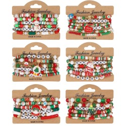 christmas bracelet  christmas tree deer pendant bracelet  christmas bracelet