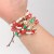 christmas bracelet  weave bracelet  christmas tree deer gift pendant bracelet