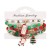 christmas bracelet  weave bracelet  christmas tree deer gift pendant bracelet