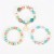 occidental style Life tree bracelet  green Flower Porcelain pattern  glass Beads pendant bracelet