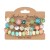 occidental style Life tree bracelet  green Flower Porcelain pattern  glass Beads pendant bracelet