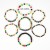 Africa women bracelet  June bracelet Bohemia multilayer black  beads elasticity bracelet