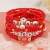 bracelet loveOO OVE beads bracelet  gift multilayer elasticity