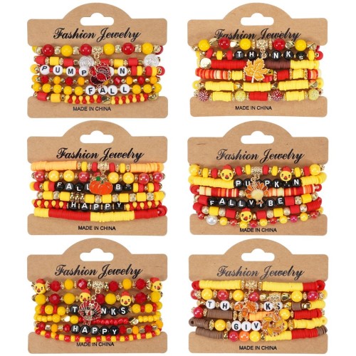 bracelet  autumn leaf cartoon lovely