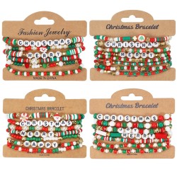 christmas bracelet  beads cartoon lovely christmas
