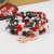 christmas bracelet  elasticity rope bracelet  snowflake christmas tree deer pendant bracelet gift