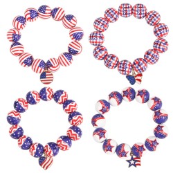 Wood bracelet pattern beads day bracelet