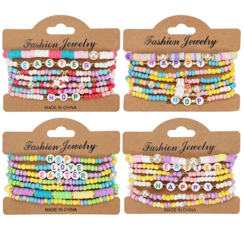 bracelet Easter rabbit beads bracelet  day