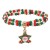 christmas bracelet   snowflake christmas tree deer pendant bracelet